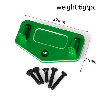 Aluminum Alloy Servo Fixed Seat RC Upgraded Parts for LOSI 1/18 Mini LMT 4X4 Brushed Monster Truck RTR-LOS01026 RC Car (Green) - color: Green