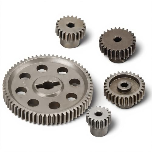 Differential Main Metal Spur Gear,Durable and Long Lasting 64T Main Gear,Not Easily Worn Out Gear Motor,for HSP Brontosaurus 1/10 Truck 94111