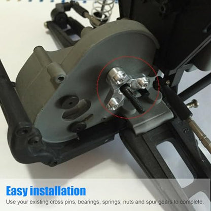 2PCS Aluminum Slipper Clutch Eliminator Suitable for Traxxas Stampede/VXL /XL5 2WD RC Car Assembly