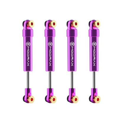 40mm Shock Adjustable Inner Spring Shock for SCX24 AX24, Purple | CNC Aluminum Dampers, Multi Mode Adjustment, Low Friction Damping Shaft - color: Purple