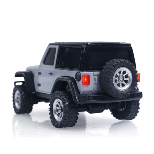 RTR 1/36 Radio Control Crawler 3601A 4X4 RC Off Road Car Model Light System Battery Mini Vehicle Model Gift Collection Hobby Grade Model for 14+ Ages - color: 3601a-grey