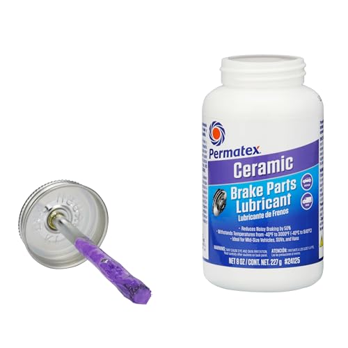 Permatex 24125 Ceramic Extreme Brake Parts Lubricant, 8 oz., Pack of 1 - color: Ceramic Extreme Brake Parts Lubricant, size: 8 Fl Oz. (8 Vehicles)