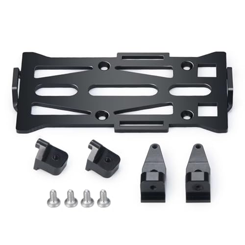 RC Car Chassis Frame for Axial for SCX24 for Deadbolt for JLU 1/24 RC Crawler Car Upgrade Parts Metal Battery Mount Holder Tray