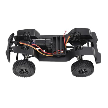 for TRX4M 155mm 6.10in Wheelbase Assembled Frame Chassis Front Rear Axles Gearbox for 1/18 AX-8560 Rc Crawler TRX4-M Bronco Defender