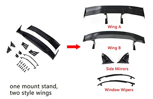 1/10 Scale RC Printed Precut Drift Racing Touring Onroad Car Body Shell Width 190mm with Wing Mirror Accessories (R35 A) - style: R35 A
