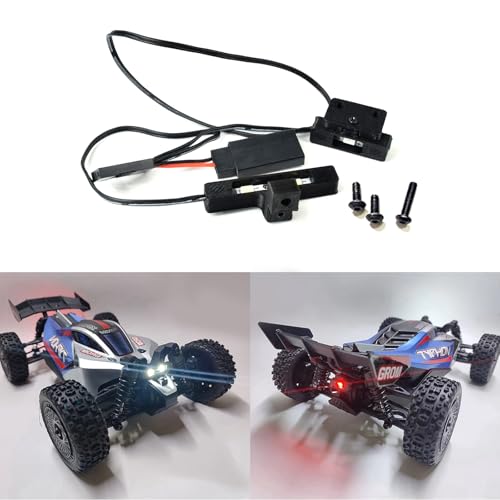 Rc Car Lights Kit for Arrma 1/18 Typhon Grom Taillight and Front Spotlight Front/Rear Lamp Rc Buggy Upgrade Parts