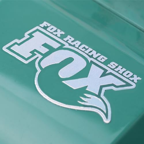 DJX 4PCS Reflective Laser UV Transfer Sticker Fox Shock Sticker for 1/7 Traxxas UDR (Laser Silver) - color: Laser Silver