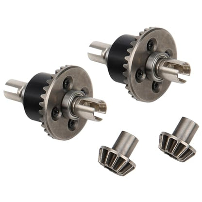 RC Differential Gear Metal 2 Sets for 1/14 RC Car 144001, Upgrade Replacement Part for Differential Gear Box, Lightweight and Durable