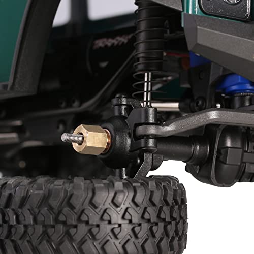 INJORA Brass Wheel Hex Hub 7mm Extenders Adaptor for TRX4M Redcat Ascent18