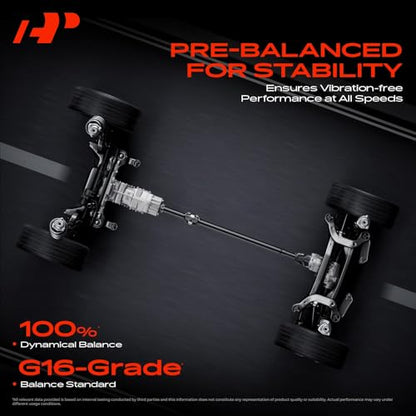 A-Premium Rear Drive Shaft Driveshaft Assembly Compatible with Dodge | for Challenger 2015 2016 2017 2018 2019, [5.7L 6.4L, RWD, Auto 8 Speed Trans], Replace# 52123980AD, 68272626AD, Prop Shaft - style: Fit 2015-2019 Challenger 5.7L 6.4L