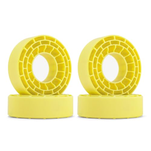 INJORA Silicone Rubber Inserts for 62-64mm*22-24mm 1.0" Tires(1064)(Yellow) - color: Yellow