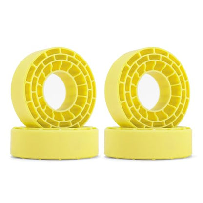 INJORA Silicone Rubber Inserts for 62-64mm*22-24mm 1.0" Tires(1064)(Yellow) - color: Yellow