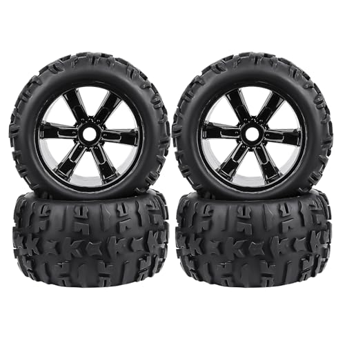 Preglued 17mm Hex RC Truck Tires and Wheels for 1/8 Scale Arrma Kraton Notorious 6s Traxxas Maxx Sledge E-Revo 2.0 Redcat Racing Kaiju HPI Savage Monster Truck Replacement