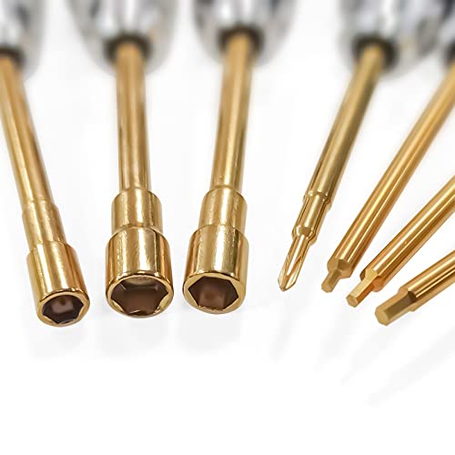 INJORA Short Handle Hex Screwdriver Nut Driver Tools 1/18 1/24 RC Crawler