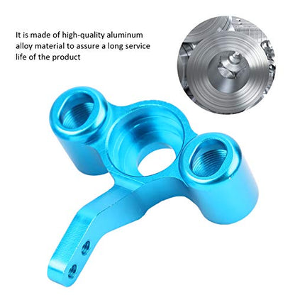 Aluminum Alloy Front Steering Knuckle 122011(02165) CNC Machined Upgrade Parts for HSP 1/10 RC Car 94122 94188 (Blue)