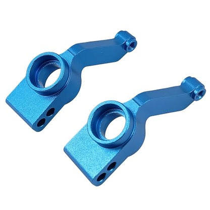 Aluminum Rear Axle Carriers for Slash Stampede Rustler 4X4 4WD (Blue) | 1/10,Rear Knuckles,Stub Axle Hubs,1952,CNC Machined,Heavy Duty,High Strength,Precision Fit,Wear Resistant,RC Upgrade - color: Blue