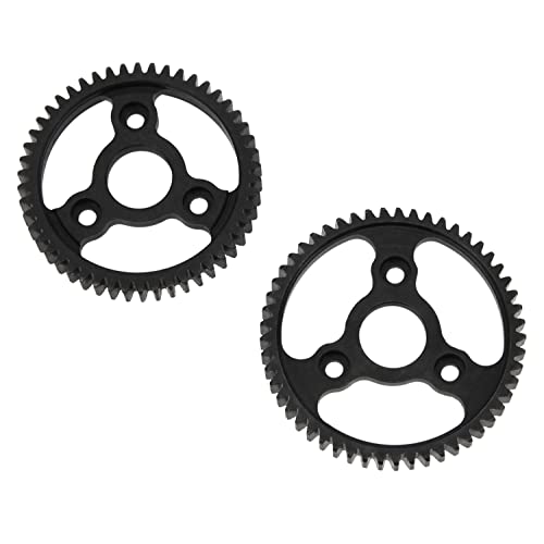 DKKY 6PCS 32P M0.8 Metal Hardened Steel Gear 53T 50T Spur Gear with 13T 15T 17T 19T Pinion Gear Set for TRX4 1/10 Slash 4x4/VXL/Stampede 4x4/VXL/Rustler 4X4/VXL/Summit/T-Maxx Replace #3956