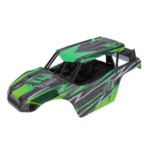 Alomejor 1/18 RC Car Body, Lightweight Attractive PVC Replacement Scale Model Body for RC hobbyists Racing Events Custom Builds - color: Green