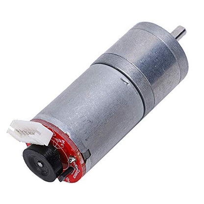 Gear Motor DC Geared Motor GA25 370 Brush Copper Stainless Steel Metal High Torque Speed Reduction Reversible for Robot Car Smart Devices DIY Users (DC12V 1200RPM) - size: DC12V 1200RPM