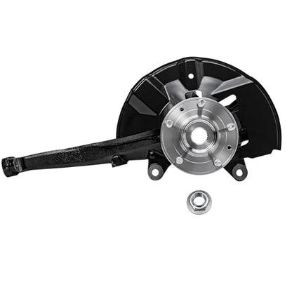 Detroit Axle - Front Left Steering Knuckle CV Axle for 2006-2009 | Ford Fusion Mercury Milan, 2006 Lincoln Zephyr, Driver Side CV Axle Shaft Steering Knuckle & Wheel Bearing Hub Replacement - size: 2UX47645/Pair