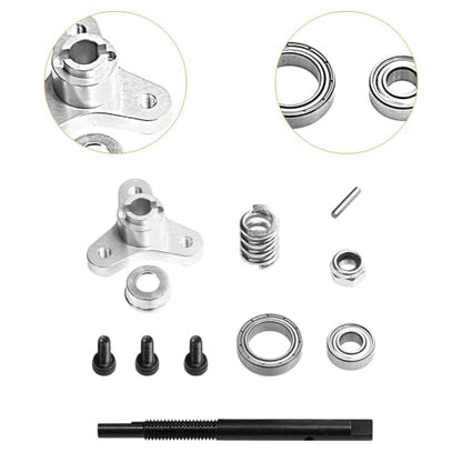 RC Car Clutch Combination Assembly Replacement Part Compatible with 2WD XL5vxlslipper 1/10 Scale RC Vehicle- Silver - color: Silver