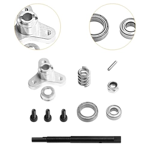 DYNWAVE RC Car Clutch Combination Assembly 1/10 Parts Easy to Use RC Car Replacement Part Clutch Combo for 2WD XL5vxlslipper, Silver - color: Silver