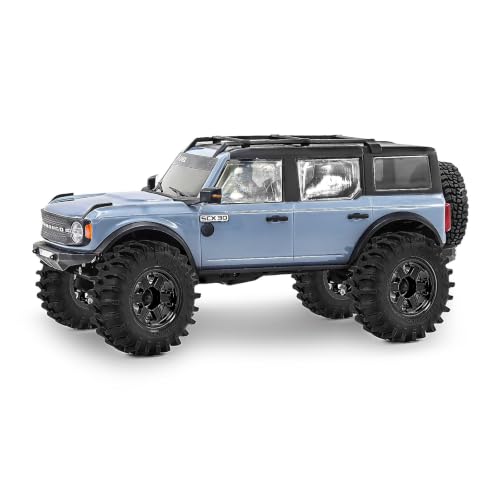 0.7" Rubber Crawler Tires 1.42x0.55in (36x14mm) for 1/30 SCX30 RC Crawler – Upgrade Parts (4Pcs) - color: Black C