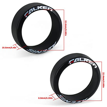 4 Pcs/Set 1/28 Rc Car Drift Tires with Logo, [2N+2W] Set Fit for WLtoys 1/28 RC K969 K989 K999 P929 Mini-D/Mini-Q RC Car - size: 22.4mm