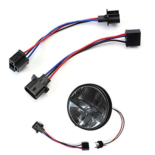 iJDMTOY H13 9008 to H4 9003 Pigtail Wire Wiring Harness Adapters Compatible with H13/H4 Bulb Size Lamp Conversion Retrofit