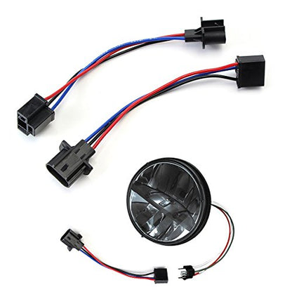 iJDMTOY H13 9008 to H4 9003 Pigtail Wire Wiring Harness Adapters Compatible with H13/H4 Bulb Size Lamp Conversion Retrofit