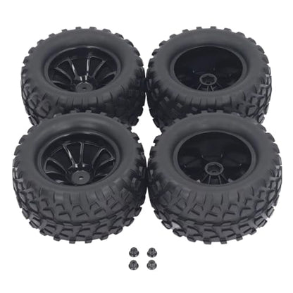 Rc Accessories for Axial for Hsp for Redcat for Hpi 10 1/10 Hole Wheel Hub RC Car Tires 12mm Hex Truck Wheels