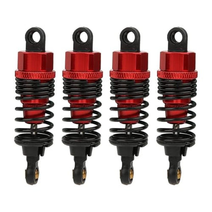 4pcs 68mm/98mm /108mm Aluminum Shocks Absorbers Damper for HSP for HPI 1/10 Scale RC Car On-Road Monster Truck Off Road Buggy(Red 68mm) - color: Red 68mm