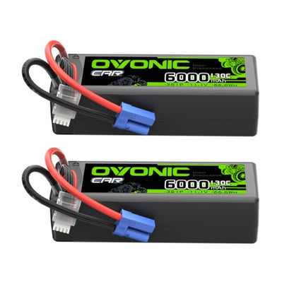 OVONIC 3S LiPo Battery 6000mAh 11.1V 130C RC Battery with EC5 Connector