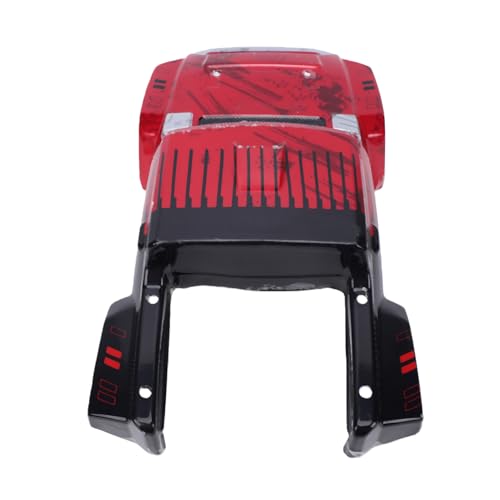 RC Car Body Shell Pre Painted PVC Replacement Body Cover, Thickened Lightweight Truck Shell with Precision Fit, 31.5 X 8 X 10 Cm for SanYao 1202 1 12 Off Road Use (Red) - color: Red