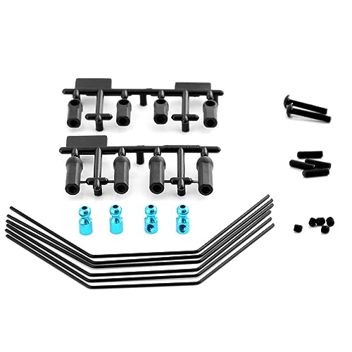 Front Rear Anti-roll Bar Sway Bar Kit Stabilizer Set 3 Hardnesses 54514 for Tamiya XV01 XV01T PRO FF04 EVO 1/10 RC Car Upgrade