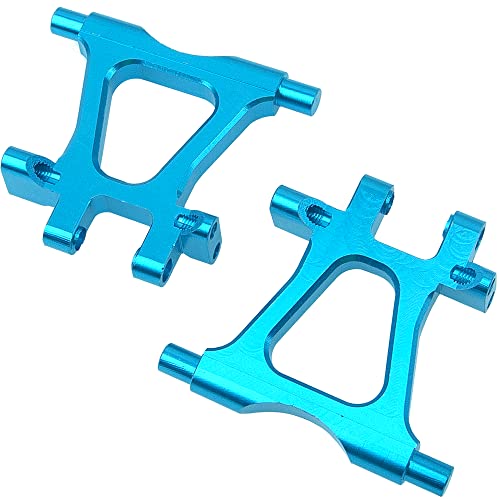 Aluminum Front Lower & Rear Lower Suspension Arms Swing Arm Set Compatible with Tamiya TT02 1/10 RC On Road Touring Car Upgrade Parts