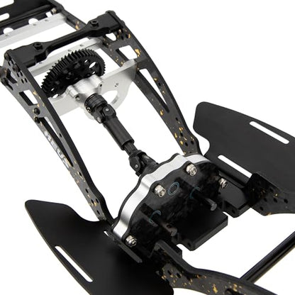MEUS RACING Gold Rush V2 Carbon Fiber LCG Chassis Kit for Axial SCX10 SCX10 II Capra 1.9 UTB and Other DIY Builds 1/10 RC Crawler Upgardes Parts