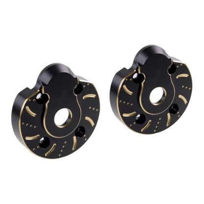94g Brass Front Axle CVD Weight Cover Upgrade for 1/10 SCX10 III | Fit SCX10 III Capra, AR45P, UTB10, Vanquish F9 CP44 1.9. Extra weight for crawling grip. Durable brass, easy to install - size: Portal Cover D