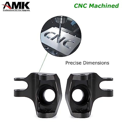 SCX10 II Brass Steering Knuckles 96g Wheel Weights Outer Portal Drive Housing for 1/10 RC Crawler AR44 Axial SCX10 Upgrades