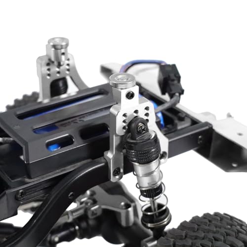 Magnetic Body Post Conversion & Lift Kit Set for 1/12 RC Crawler - Adjustable Height, Strong Magnets for MN128 MN86 G500 Upgrade (46g) (Silver) - color: Silver