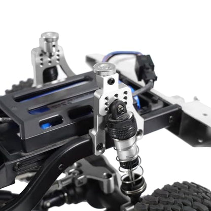 Magnetic Body Post Conversion & Lift Kit Set for 1/12 RC Crawler - Adjustable Height, Strong Magnets for MN128 MN86 G500 Upgrade (46g) (Silver) - color: Silver
