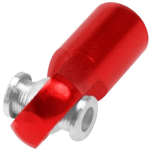 10Pcs ShareGoo M4 Ball Joint,M4 Tie Rod End 4mm Thread 4.0xL22mm Ball Head Holder Link Compatible with Arrma kraton Senton Axial SCX10 Traxxas 1/10 RC Car (Red) - color: Red