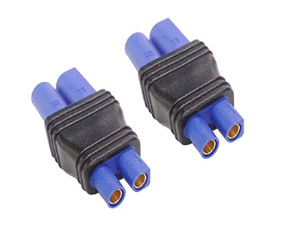 Ec5 Male Plug to Ec3 Female Connector Plug Adapter | for RC Lipo Battery Ec5 Plug to Ec3 Connection(2 Pack Ec5-Ec3) - style: EC5 male - EC3