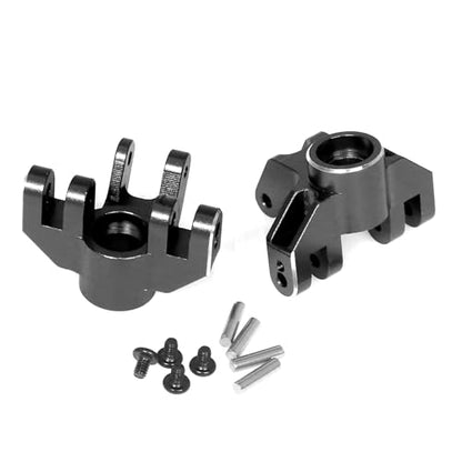 Aluminum Front Steering Cup RC Upgraded Parts for LOSI 1/18 Mini LMT 4X4 Brushed Monster Truck RTR-LOS01026 RC Car, Black - color: Black Front Steering Cup