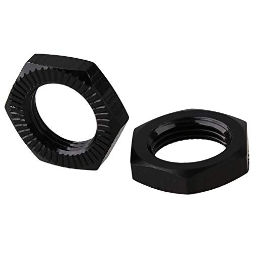Mxfans 4pcs fits RC 1/8 Model Car 17MM Aluminum Alloy Wheel Hex Hub Nut N10169 Black