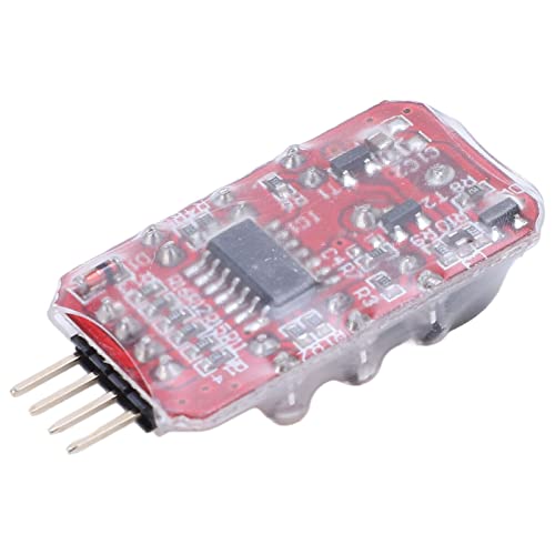 Garosa Lithium Battery Alarm, Compact Real Time Voltage Detection Buzzer Light Alert for Drones RC Vehicles PCB 2S 3S Packs 5 Pieces