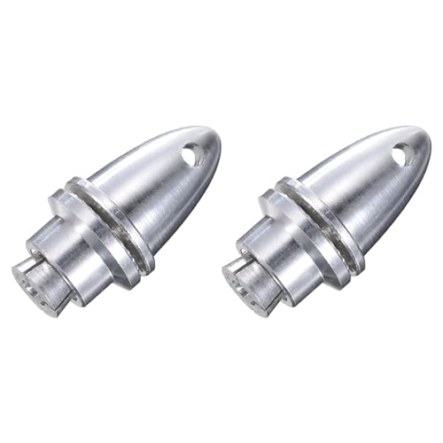 MECCANIXITY RC Plane Airplane Spinners Propeller Adapter, 4mm Extrusion Propeller Adapter Saver for Shaft Brushless Motor Speed Controllers, Pack of 2 - size: 4mm
