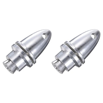 MECCANIXITY RC Plane Airplane Spinners Propeller Adapter, 4mm Extrusion Propeller Adapter Saver for Shaft Brushless Motor Speed Controllers, Pack of 2 - size: 4mm