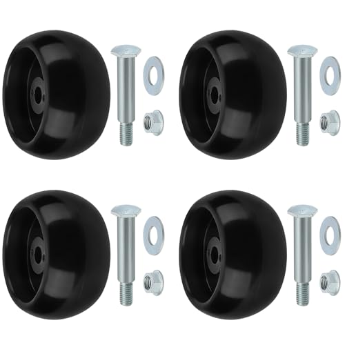 4Pcs Deck Wheel Kit 1714760 2108765 for Ferris IS700Z Deck 52" IS1500Z Deck 48" F50XT Deck 44" F125XT Deck 48" F160Z Deck 48" for Murray ZTS6000 ZTS7000 ZTS7500 CTX9000 YT2452 YT2652 ZT1842 ZT2042