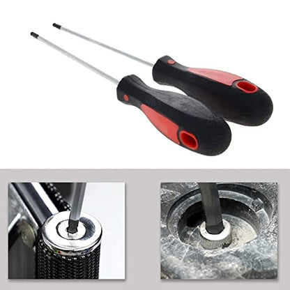 Utoolmart 3mm x 100mm Ball Head Precision Screwdriver Hex Design Wrench Hand Tool 2Pcs - color: 2pcs, size: 3×100×75mm